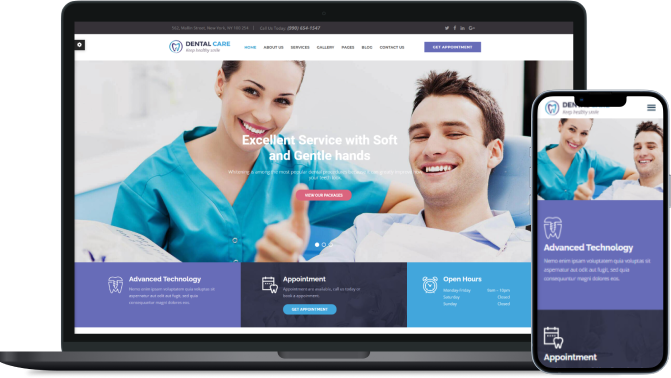 DENTAL WEBSITE DESIGN Company