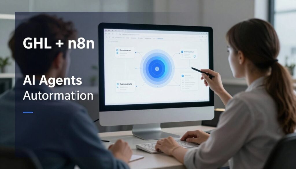 Read more about the article GHL + n8n + AI Agents: The Future of Marketing Automation
